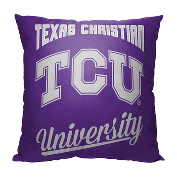NCAA TCU Alumni Throw Pillow 18x18 Inches