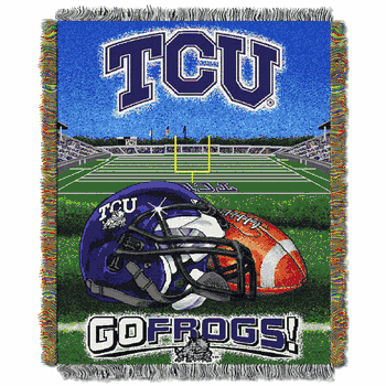 NCAA TCU Horned Frogs Homefield Advantage Tapestry Throw
