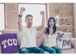 NCAA TCU Horned Frogs Invert Pillow