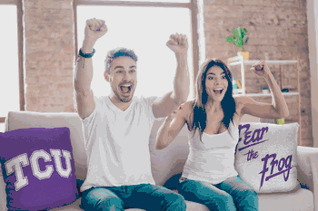 NCAA TCU Horned Frogs Invert Pillow