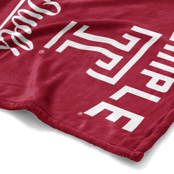 NCAA Temple Alumni Silk Touch Throw Blanket 50x60 Inches