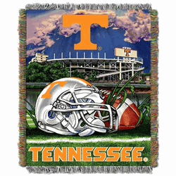 NCAA Tennessee Homefield Advantage Woven Tapestry Throw Blanket 48x60 Inches
