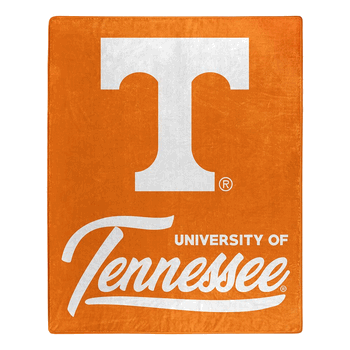 NCAA Tennessee Signature Raschel Throw Blanket 50x60 Inches
