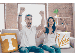 NCAA Tennessee Volunteers Invert Pillow