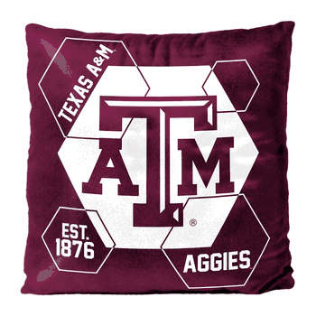 NCAA Texas A&M Aggies Connector Velvet Reverse Pillow