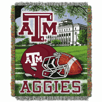 NCAA Texas A&M Aggies Homefield Advantage Tapestry Throw