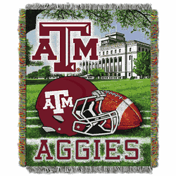 NCAA Texas A&M Aggies Homefield Advantage Tapestry Throw