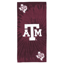 NCAA Texas A&M Aggies Pyschedelic Beach Towel