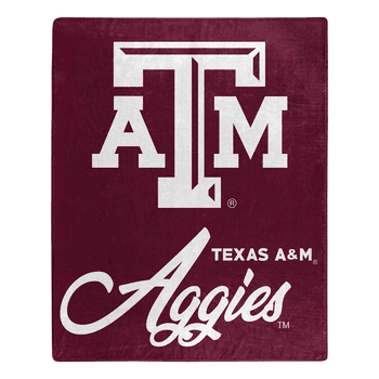 NCAA Texas A&M Aggies Signature Raschel Throw