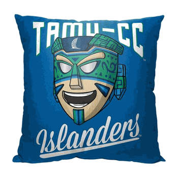 NCAA Texas A&M Corpus Christi Alumni Throw Pillow 18x18 Inches