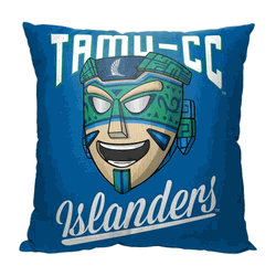 NCAA Texas A&M Corpus Christi Alumni Throw Pillow 18x18 Inches