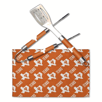 NCAA Texas Bbq Grill Utensil Set