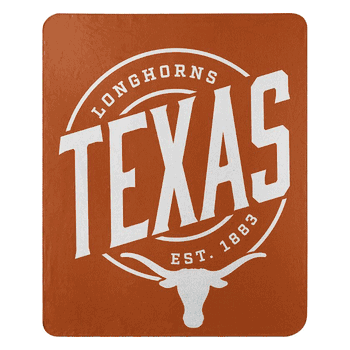 NCAA Texas Longhorns Campaign Fleece Throw