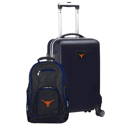 NCAA Texas Longhorns Deluxe 2-Piece Backpack & Carry-On Set