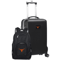 NCAA Texas Longhorns Deluxe 2-Piece Backpack & Carry-On Set