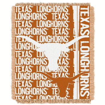 NCAA Texas Longhorns Double Play Jacquard Throw