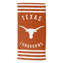 NCAA Texas Longhorns Stripes Beach Towel