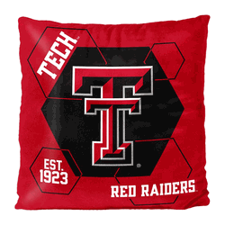 NCAA Texas Tech Connector Velvet Reverse Pillow 16x16 Inches