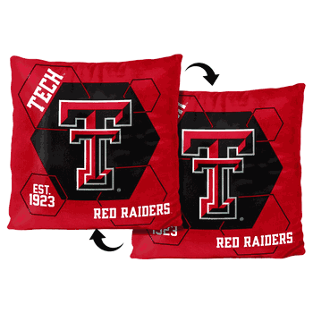 NCAA Texas Tech Red Raiders Connector Velvet Reverse Pillow