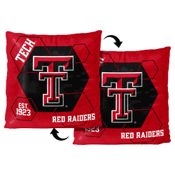 NCAA Texas Tech Red Raiders Connector Velvet Reverse Pillow