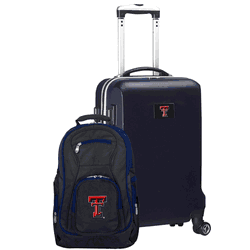 NCAA Texas Tech Red Raiders Deluxe 2-Piece Backpack & Carry-On Set