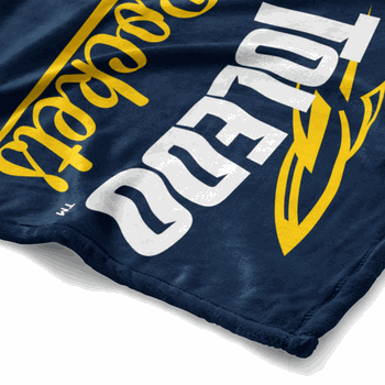 NCAA Toledo Alumni Silk Touch Throw Blanket 50x60 Inches