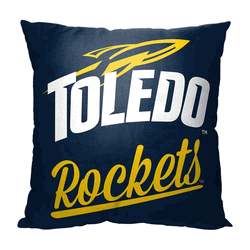 NCAA Toledo Alumni Throw Pillow 18x18 Inches