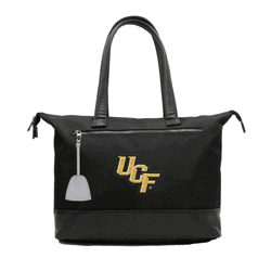 NCAA UCF Knights Laptop Tote Bag with Colored Zipper Pull Accessory