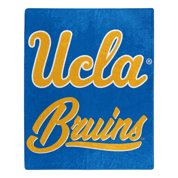 NCAA UCLA Bruins Signature Raschel Throw Blanket 50x60 Inches