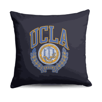 NCAA UCLA Scholar Navy  Throw Pillow 18 x 18 Inches