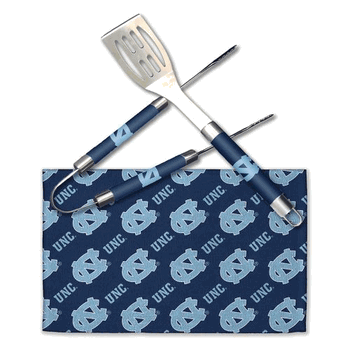 NCAA UNC Bbq Grill Utensil Set