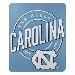 NCAA UNC Campaign Fleece Throw Blanket 50x60 Inches