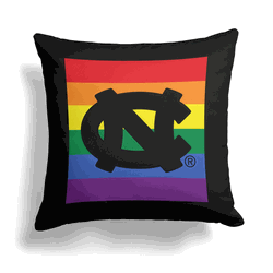 NCAA UNC Pride Series Throw Pillow 18x18 Inches