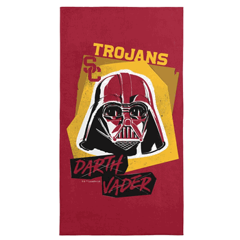 NCAA USC Darth Vader  Beach Towel 30 x 60 Inches