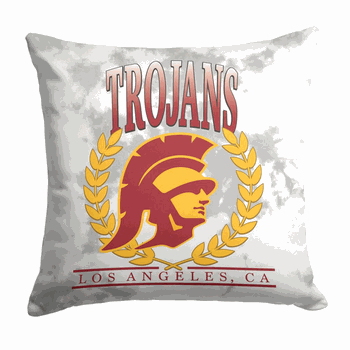 NCAA USC Hipster  Throw Pillow