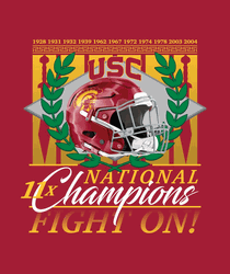 NCAA USC Pinnacle Wall Hanging 50x60 Inches