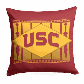 NCAA USC Sword Throw Pillow 18X18