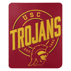NCAA USC Trojans Campaign Fleece Throw