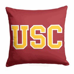 NCAA USC Trojans Campus Crawl Throw Pillow 18x18 inches