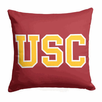 NCAA USC Trojans Campus Crawl Throw Pillow 18x18 inches
