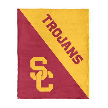 NCAA USC Trojans Halftone Silk Touch Throw Blanket 46�60 inches