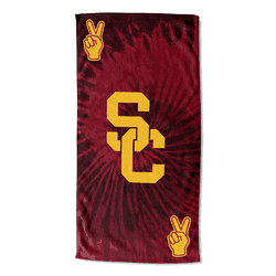 NCAA USC Trojans Pyschedelic Beach Towel