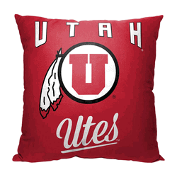 NCAA Utah Alumni Throw Pillow 18x18 Inches