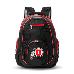 NCAA Utah Utes 19" Premium Laptop Backpack with Colored Trim