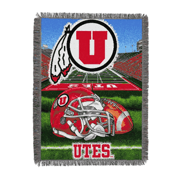 NCAA Utah Utes Homefield Advantage Tapestry Throw