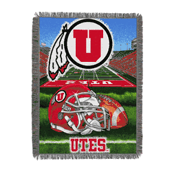 NCAA Utah Utes Homefield Advantage Tapestry Throw