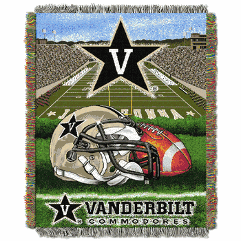 NCAA Vanderbilt Commodores Homefield Advantage Tapestry Throw
