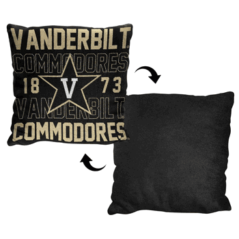 NCAA Vanderbilt Commodores Stacked Pillow