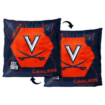NCAA Virginia Cavaliers Connector Velvet Reverse Pillow