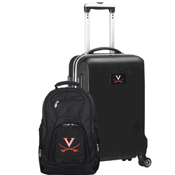 NCAA Virginia Cavaliers Deluxe 2-Piece Backpack & Carry-On Set